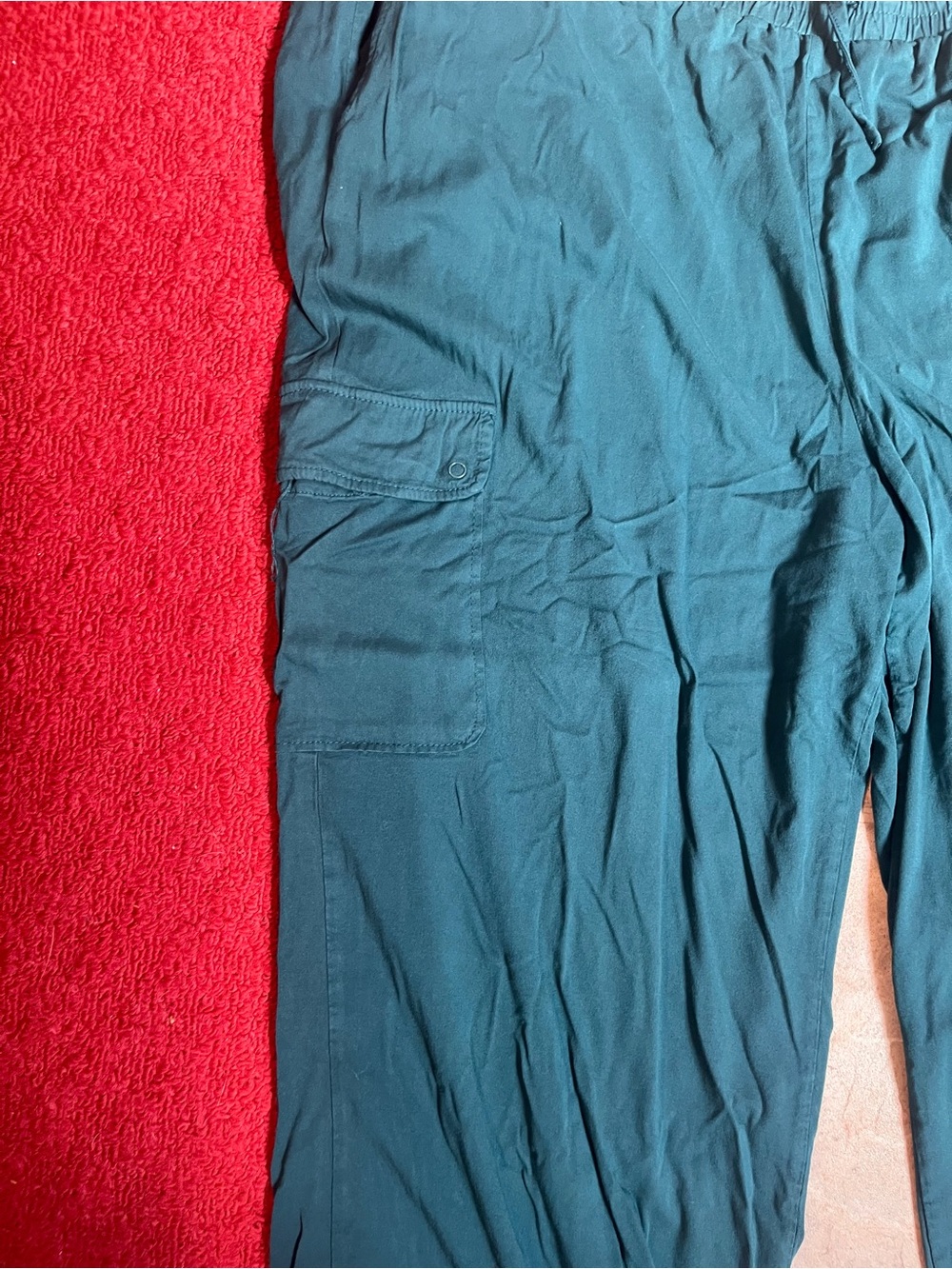 torrid Teal Green Cargo Pants - Picture 3 of 4